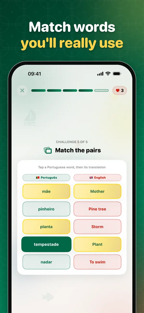 European Portuguese Quest app screenshot