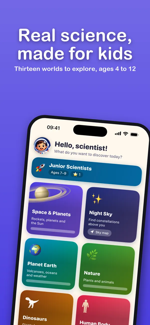 Kids Science Explorer Screenshot 1