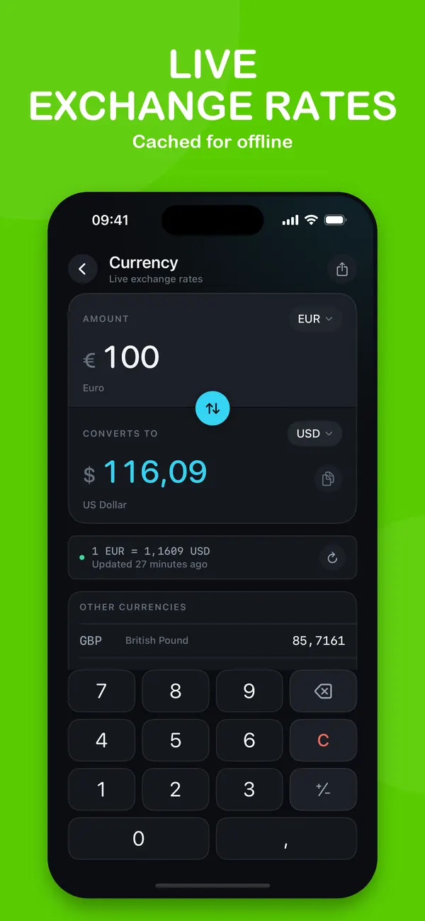 Mega Converter app screenshot